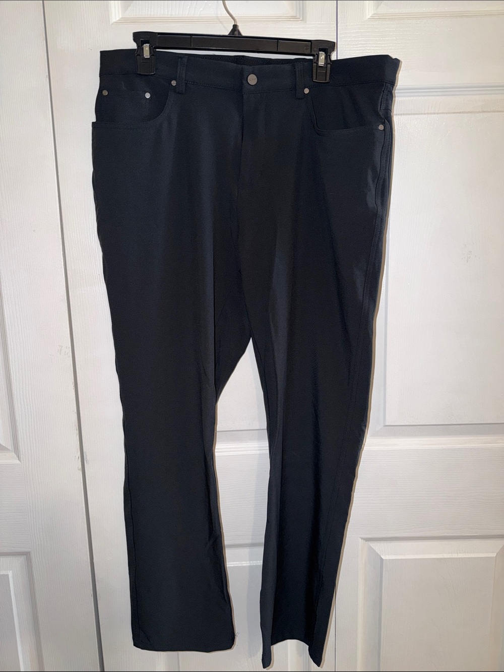 Greg Norman Collection Men's Black Straight-Leg 5-Pocket Pants